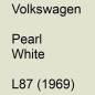 Preview: Volkswagen, Pearl White, L87 (1969).